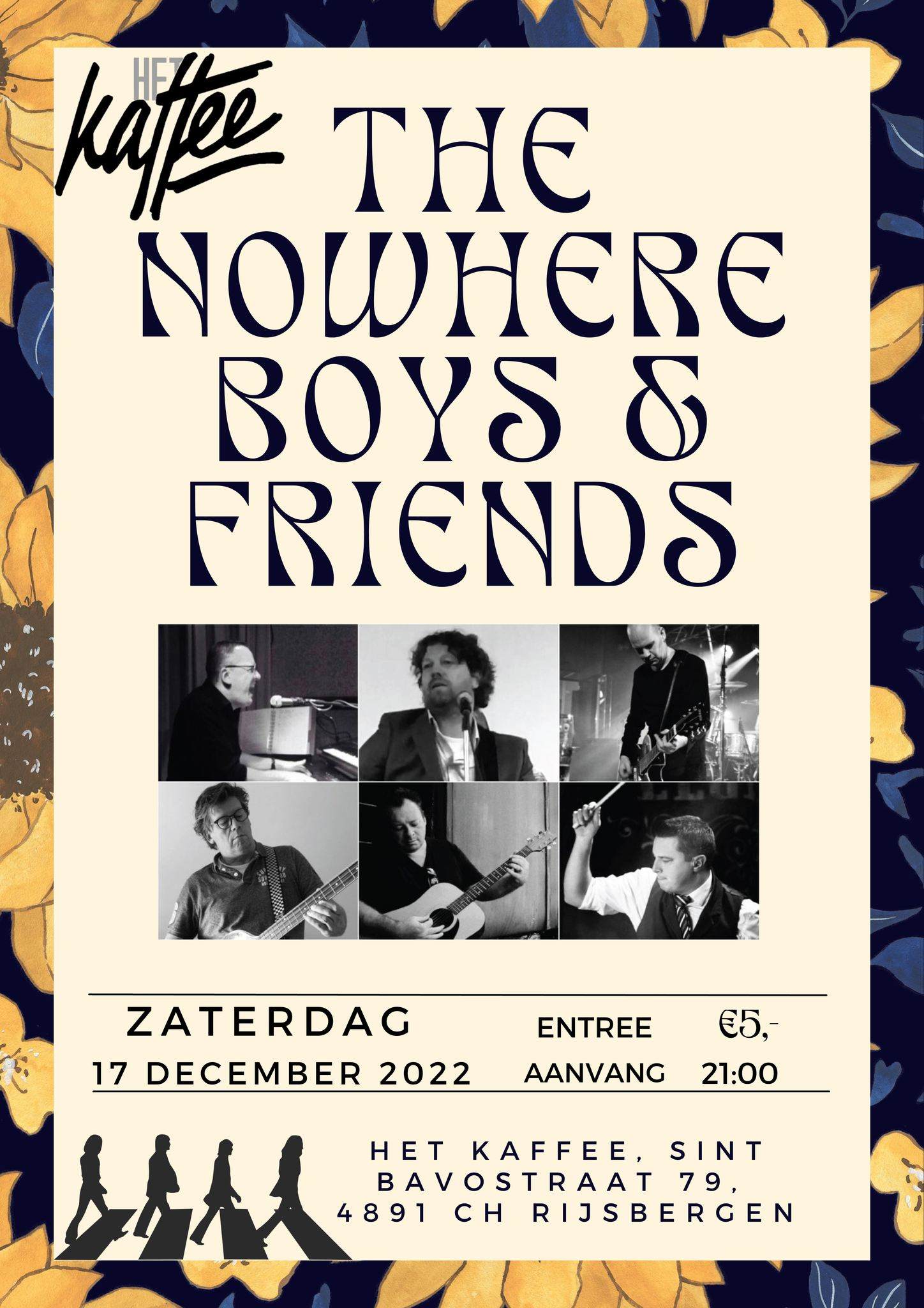 The nowhere boys and friends - save the date bij het Kaffee