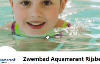 Zomerrooster zwembad Aquamarant