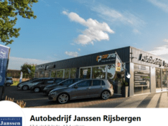 Brandweer oefening bij Autobedrijf Janssen Rijsbergen