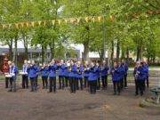 De aubade op Koningsdag 27 april 2024.