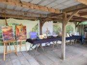 Marlies op pad voor Rijsbergen Digitaal: Open Atelier Rijsbergen 2024.