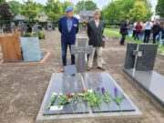 Mencia Sandrode gaat zorgdragen voor het graf van Joep Hennenboel