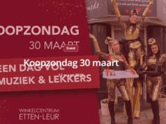 30 Maart 2025 koopzondag winkelcentrum Etten-Leur
