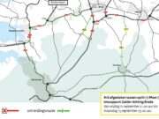 Let op: A16 dit weekend afgesloten tussen afslag Meer en knooppunt Galder