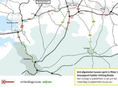 Let op: A16 dit weekend afgesloten tussen afslag Meer en knooppunt Galder