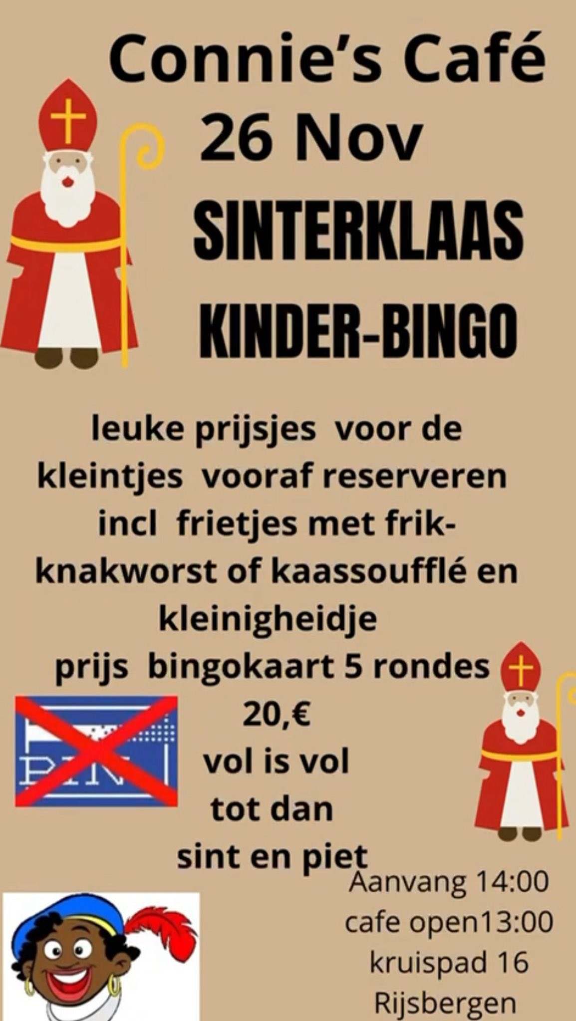 Sinterklaas Kinder Bingo