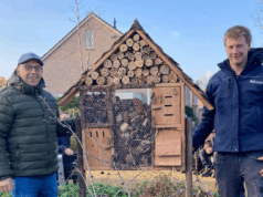 Insectenhotel aan de Bremakker