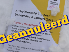Alzheimer cafรฉ Zundert, geannuleerd