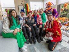 Het Leutteam op ziekenbezoek