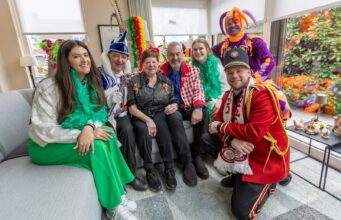 Het Leutteam op ziekenbezoek