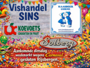 Geen weekmarkt aankomende dinsdag