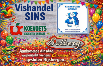 Geen weekmarkt aankomende dinsdag