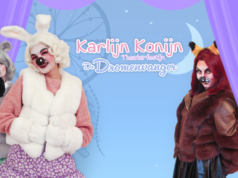 Het Karlijn Konijn Theaterfestijn – De Dromenvanger in de Koutershof in Rijsbergen.