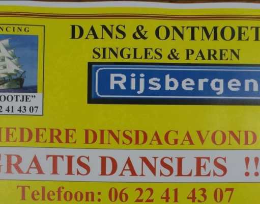 Iedere dinsdagavond Gratis Dansles
