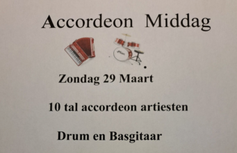 Accordeon middag bij Cafe Marktzicht Rijsbergen