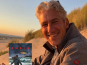 Thrillerschrijver René Molenaar vertelt in de bieb in Rijsbergen over zijn eerste thriller ‘Ambla’