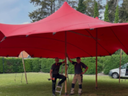 De Tent staat weer !
