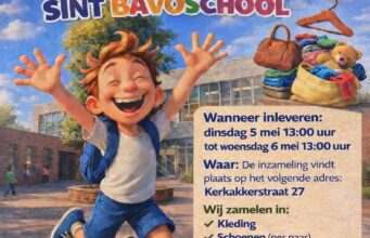 Kledinginzameling Sint Bavo Basisschool Rijsbergen