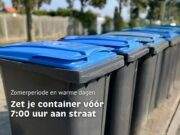 Zet je container voor 07.00 uur aan straat
