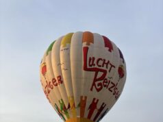 Ondanks veel wind, toch een prachtig ballonspektakel