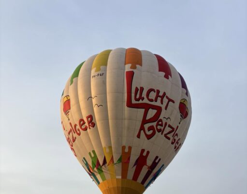 Ondanks veel wind, toch een prachtig ballonspektakel