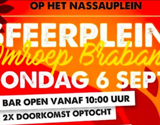 Sfeerplein op het Nassauplein in Zundert