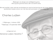 Afscheid Charles Luijten